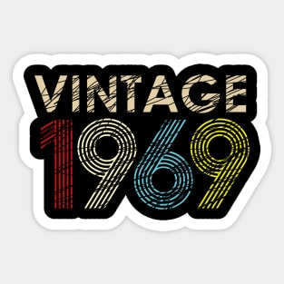 Style Vintage 1969 Sticker